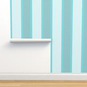 Ticking Triple Stripe in Turquoise