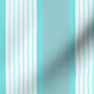 Ticking Triple Stripe in Turquoise