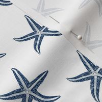 I wish upon a starfish blue - medium 2" repeat