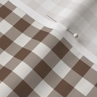 Gingham brown sugar