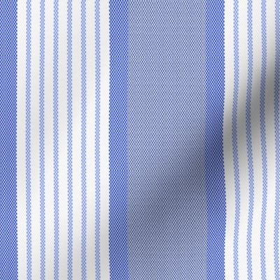 Ticking Triple Stripe in Blue