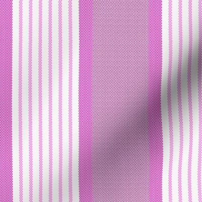 Ticking Triple Stripe in Pink