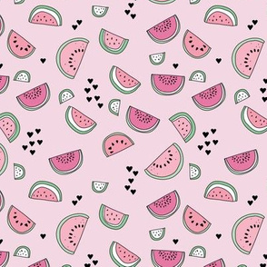 Sweet watermelon sugar love summer fruit garden pink