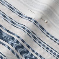 Ticking Two Stripe in Dark Blue