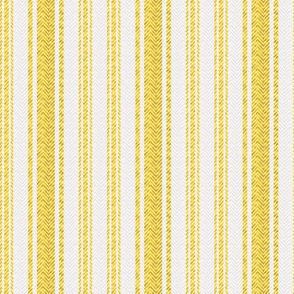 Ticking Two Stripe in Yellow