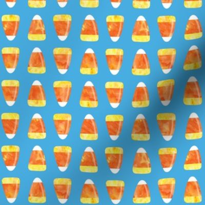 Candy corn - blue - halloween candy - LAD19