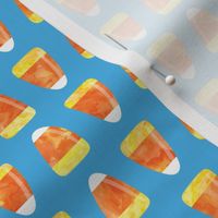Candy corn - blue - halloween candy - LAD19