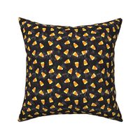 Candy corn - distressed black - halloween candy - LAD19