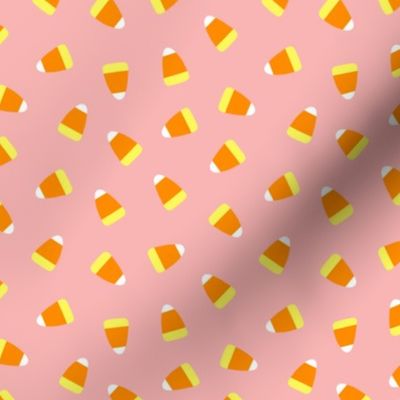 Candy corn - pink toss - halloween candy - LAD19