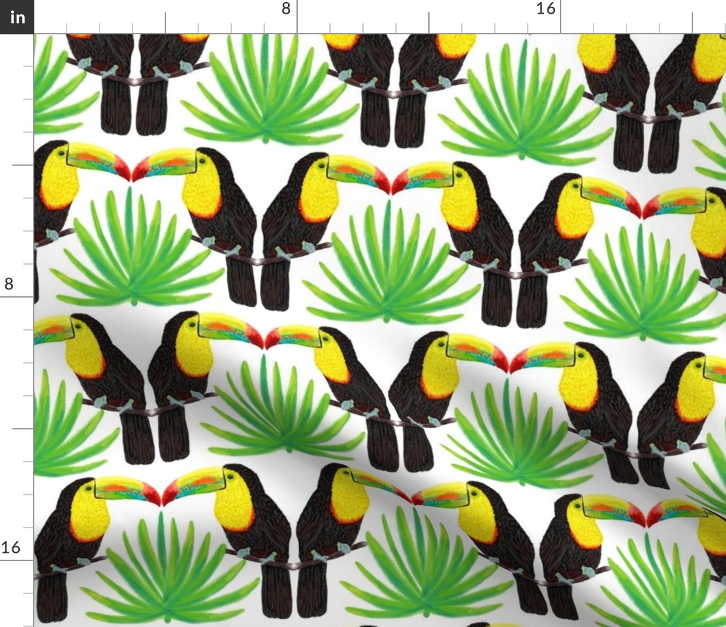 Toucans and Fanpalms 7”