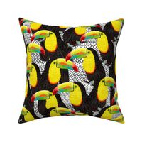 Toucans Tribe (white) 18”