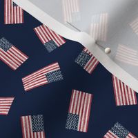 (extra small) American Flag - toss navy - LAD19