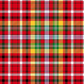 Christmas tartan based on Jacobite old sett