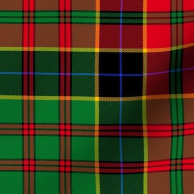 Christmas tartan, 12",  based on O'Connor Ochiltree tartan