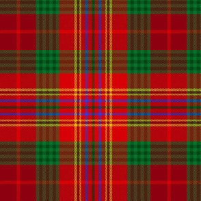 Christmas tartan based on Kennedy dress, 6"- colorful