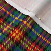 Christmas tartan based on Ogilvie red yellow - colorful