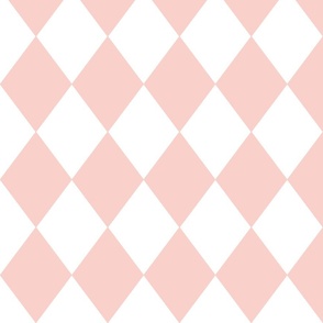 Pink Rosebud Diamond Pattern 