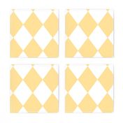 Buttercup Yellow Diamond Pattern 