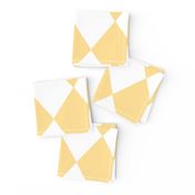 Buttercup Yellow Diamond Pattern 
