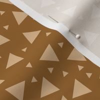 Tan Triangles On Brown