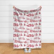 En Tissu Toile cranberry