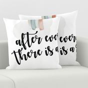 1 blanket + 2 loveys: after every storm there is a rainbow + neutral rainbow no. 2 // bold script