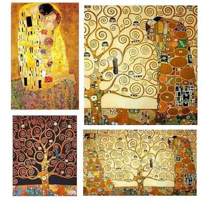 Klimt Paintings Collage