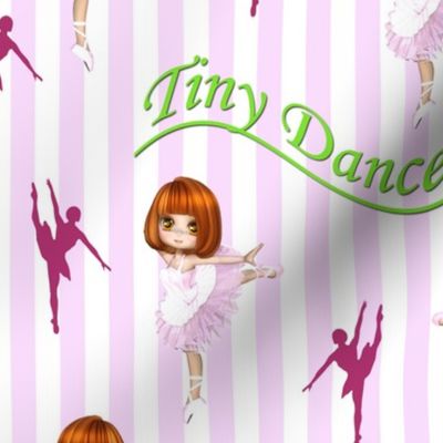 Tiny Dancer - pink candy stripes