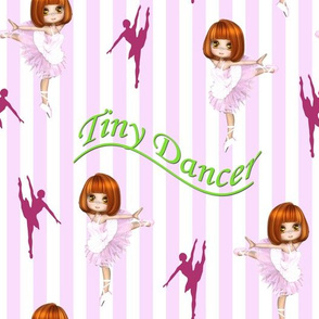 Tiny Dancer - pink candy stripes