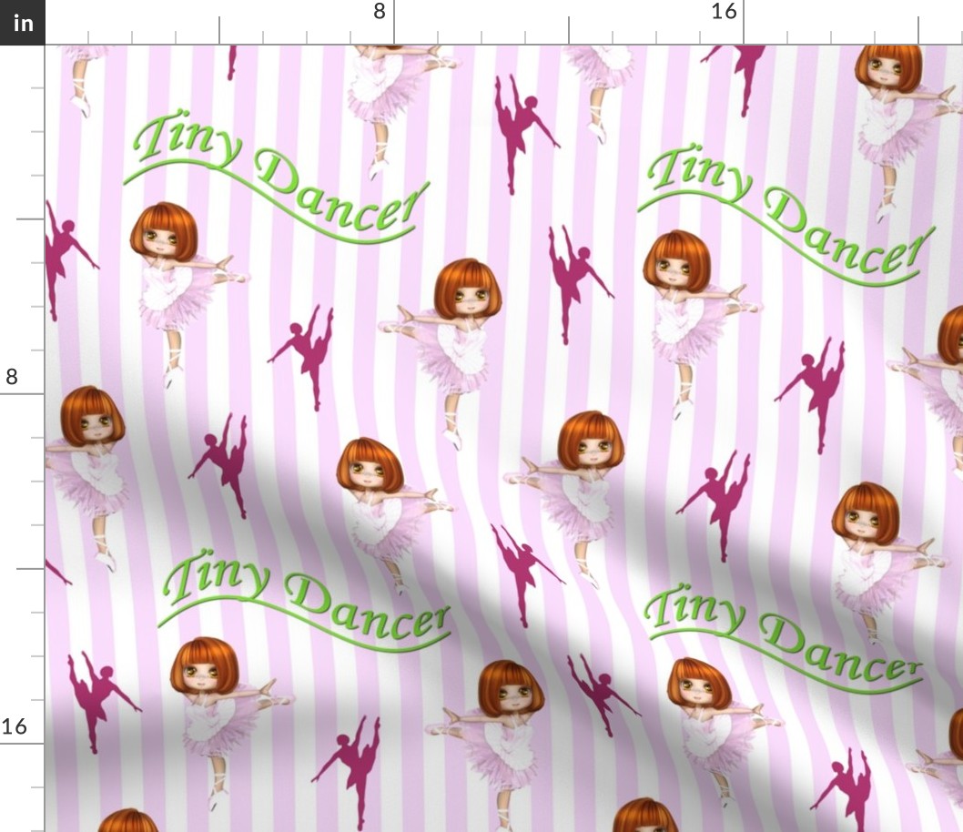 Tiny Dancer - pink candy stripes