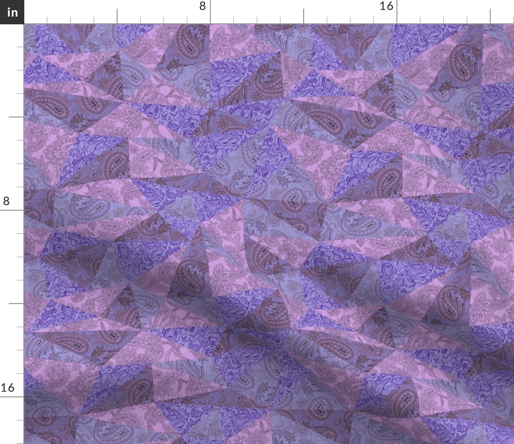 Patchwork Paisley - Lilac