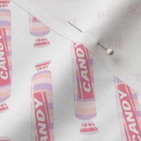 candy rolls -  tablet candy - pastel pink - LAD19