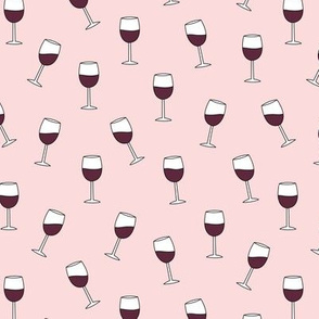 It's the weekend red wine glasses party drinks girls merlot pinot noir pink