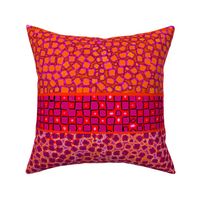 Passionate Red Squares - Design 8873029 - Red Pink Orange
