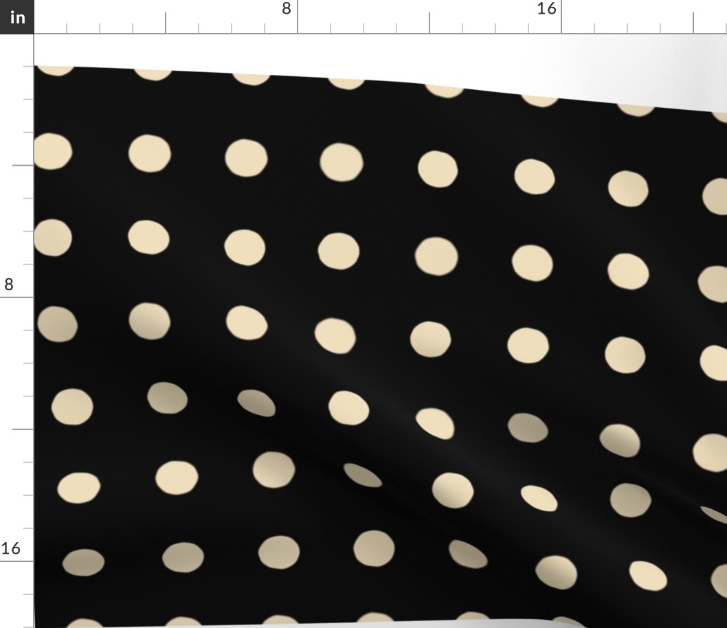 Masai Mara Onyx - Ivory Cutout Dots