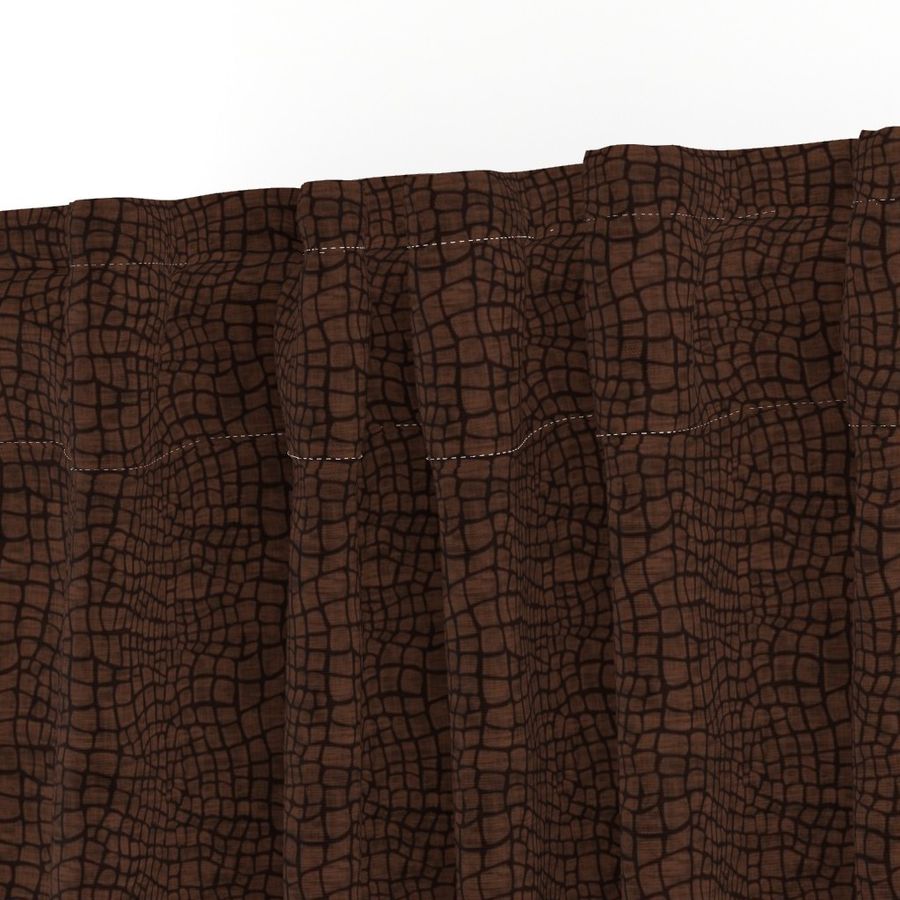 Crocodile Skin - Brown