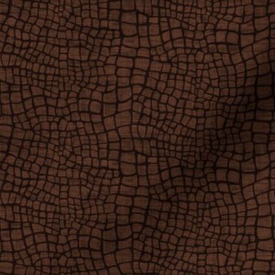 Crocodile Skin - Brown