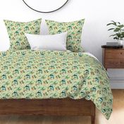 My Camping Trip (fern) – Kids Room Bedding, SMALLER scale