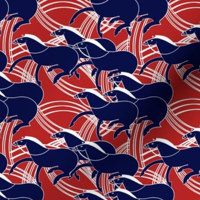 Deco Herd - Red, White, and Blue