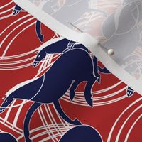 Deco Herd - Red, White, and Blue