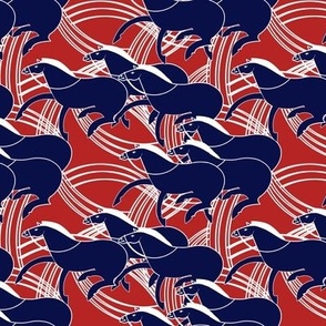 Deco Herd - Red, White, and Blue