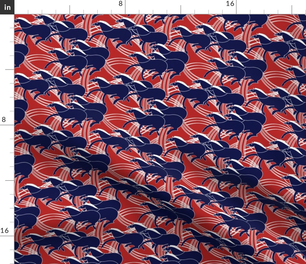 Deco Herd - Red, White, and Blue