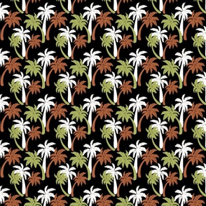 brown palms on black 4x4