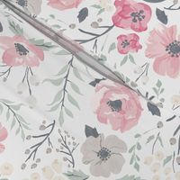 Soft Pink Meadow Floral