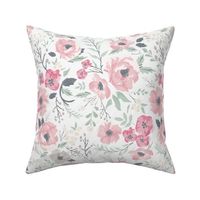 Soft Pink Meadow Floral