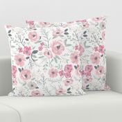 Soft Pink Meadow Floral