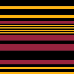 The Cardinal the Yellow and the Black: Horizontal Stripes - LARGE