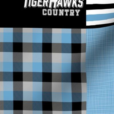 Wrestling//Tigerhawks - Wholecloth Cheater Quilt