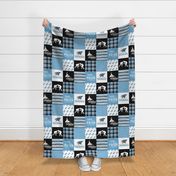 Wrestling//Tigerhawks - Wholecloth Cheater Quilt