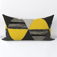 Black Yellow Grey Triangles